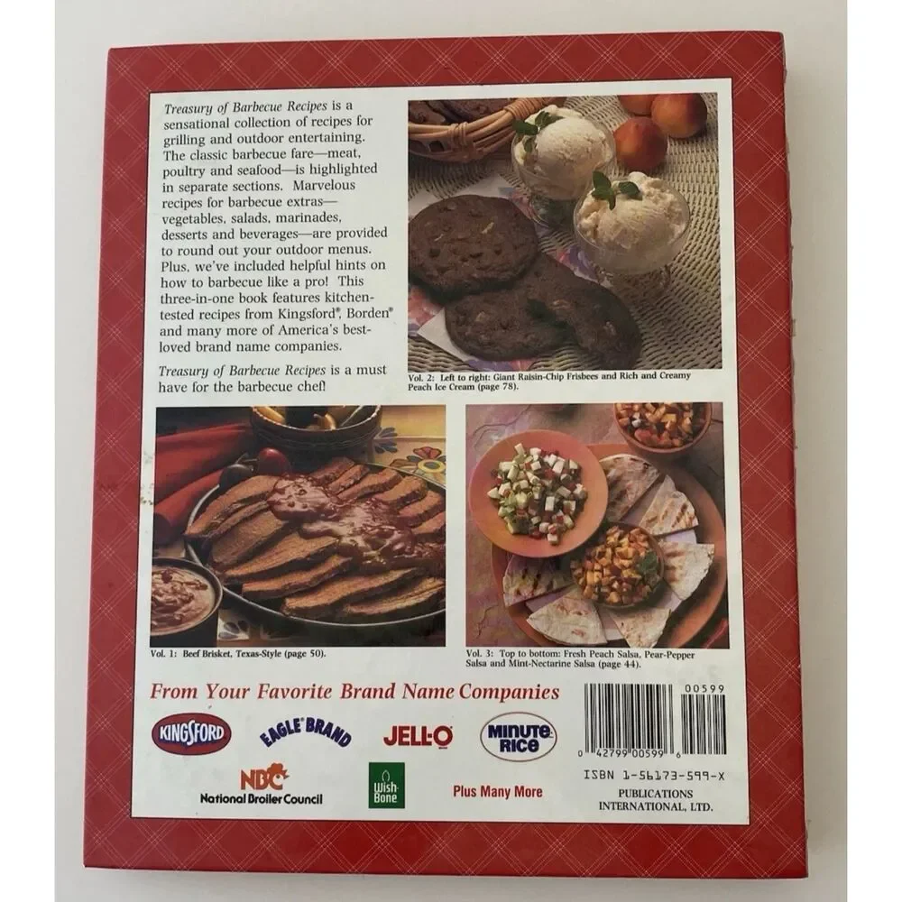 Treasury of Barbecue Recipes Favorite Brand Name Recipes 3 Books In One Cookbook